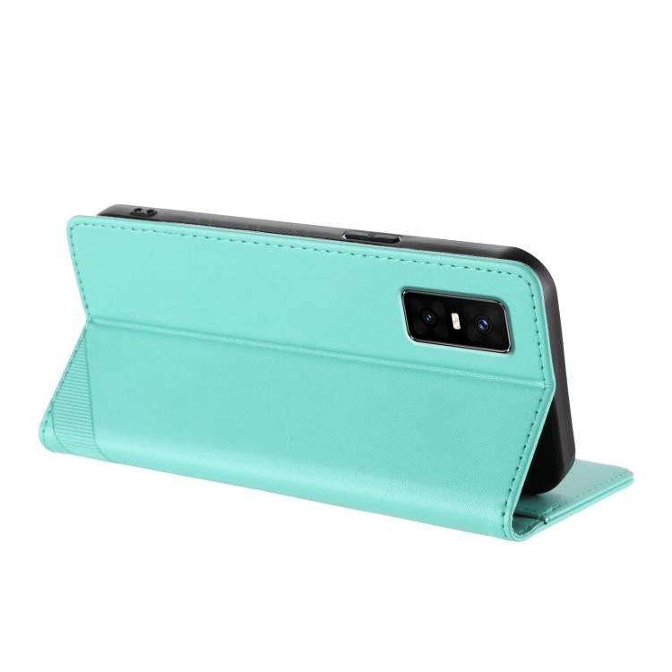 For Infinix GT 30 Pro Embossed Multi-functional Wallet Retro Leather Phone Case(Mint Green)