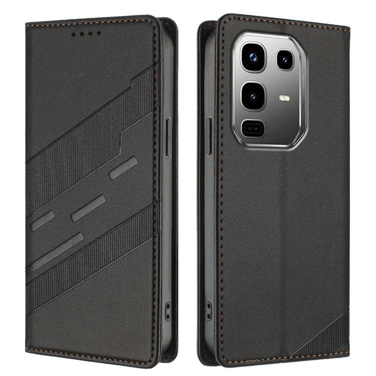 For Infinix Note 50 Pro+ 5G Embossed Multi-functional Wallet Retro Leather Phone Case(Black)