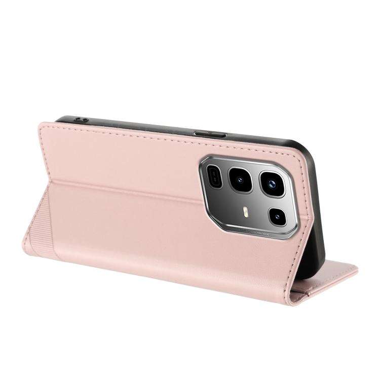 For Infinix Note 50 Pro+ 5G Embossed Multi-functional Wallet Retro Leather Phone Case(Pink)