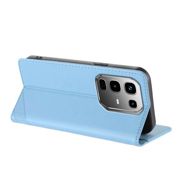 For Infinix Note 50 Pro+ 5G Embossed Multi-functional Wallet Retro Leather Phone Case(Light Blue)