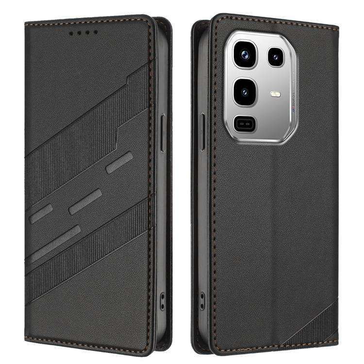For Infinix Note 50 Pro 4G Embossed Multi-functional Wallet Retro Leather Phone Case(Black)