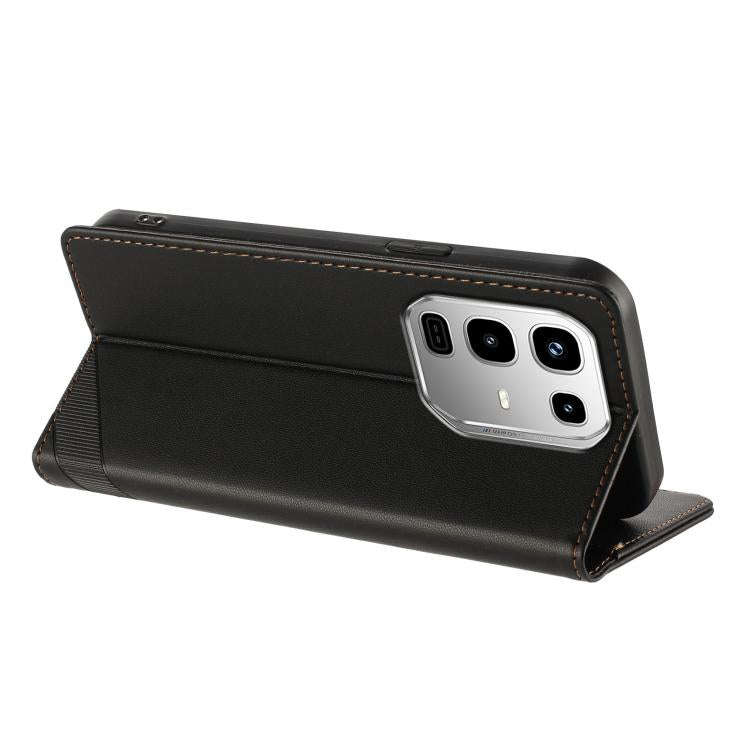 For Infinix Note 50 Pro 4G Embossed Multi-functional Wallet Retro Leather Phone Case(Black)