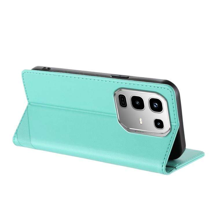 For Infinix Note 50 Pro 4G Embossed Multi-functional Wallet Retro Leather Phone Case(Mint Green)