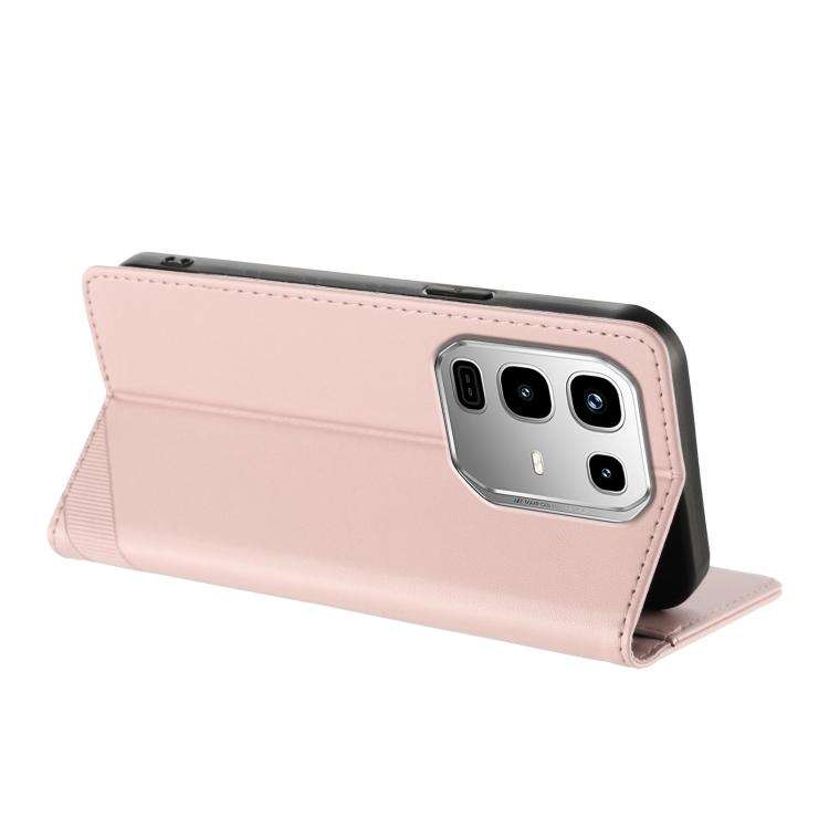 For Infinix Note 50 Pro 4G Embossed Multi-functional Wallet Retro Leather Phone Case(Pink)