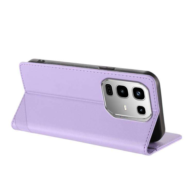 For Infinix Note 50 Pro 4G Embossed Multi-functional Wallet Retro Leather Phone Case(Light Purple)