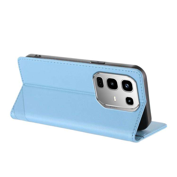 For Infinix Note 50 Pro 4G Embossed Multi-functional Wallet Retro Leather Phone Case(Light Blue)
