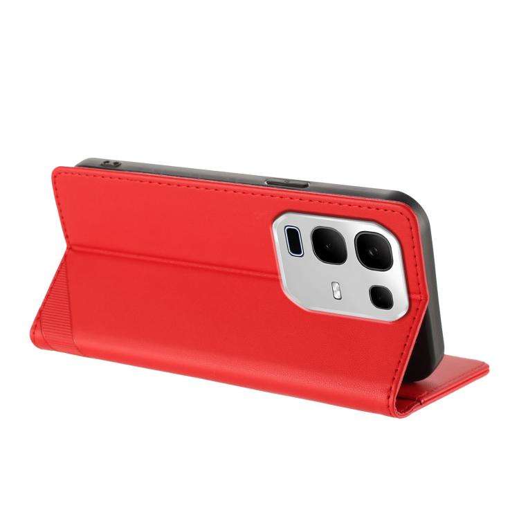 For Infinix Note 50s 5G Embossed Multi-functional Wallet Retro Leather Phone Case(Red)