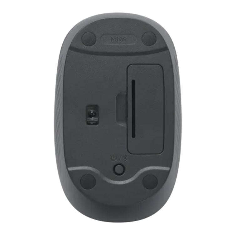 Logitech M196 1000DPI Bluetooth Wireless Mouse(Grey)