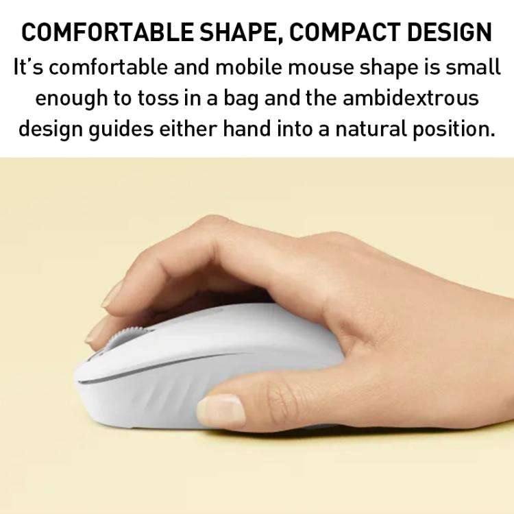Logitech M196 1000DPI Bluetooth Wireless Mouse(White)