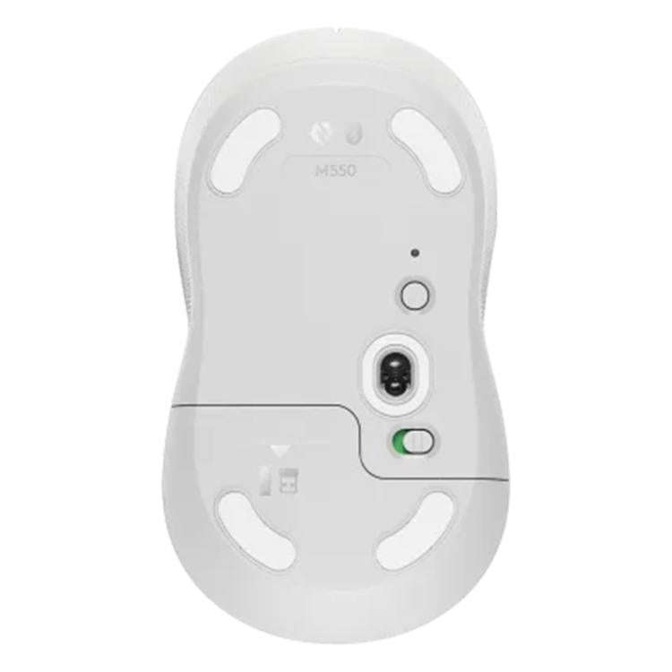 Logitech M550 Bluetooth 2.4G Wireless Dual Mode Silent Mouse(White)
