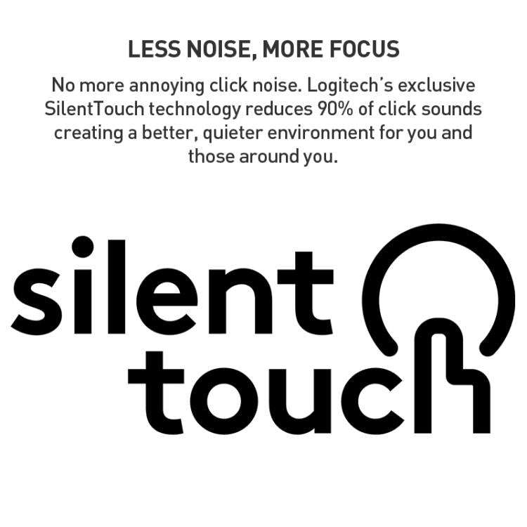 Logitech M550 Bluetooth 2.4G Wireless Dual Mode Silent Mouse(White)