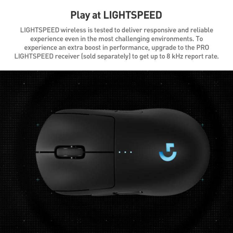 Logitech Pro 2 LIGHTSPEED Wireless Gaming Mouse(White)