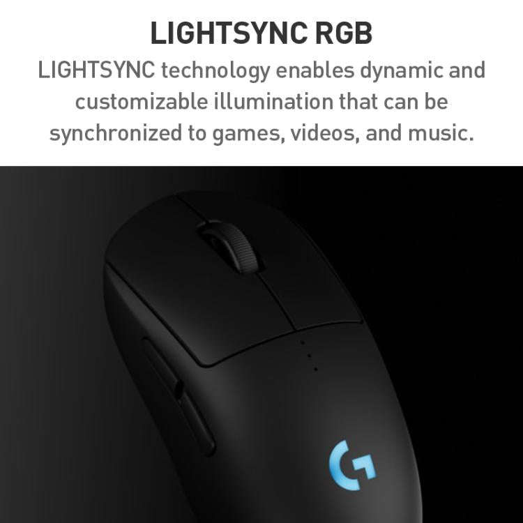 Logitech Pro 2 LIGHTSPEED Wireless Gaming Mouse(White)