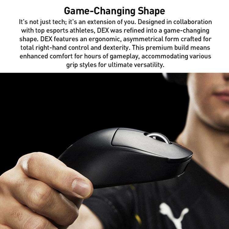 Logitech Pro X SUPERLIGHT 2 DEX Wireless Gaming Mouse(Black)