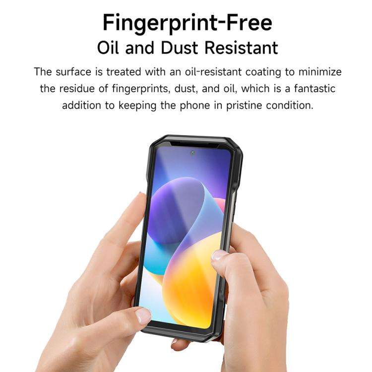 For Ulefone Armor X16 / X16 Pro 2pcs / Pack Ulefone 9H HD Anti Fingerprint Tempered Glass Screen ...