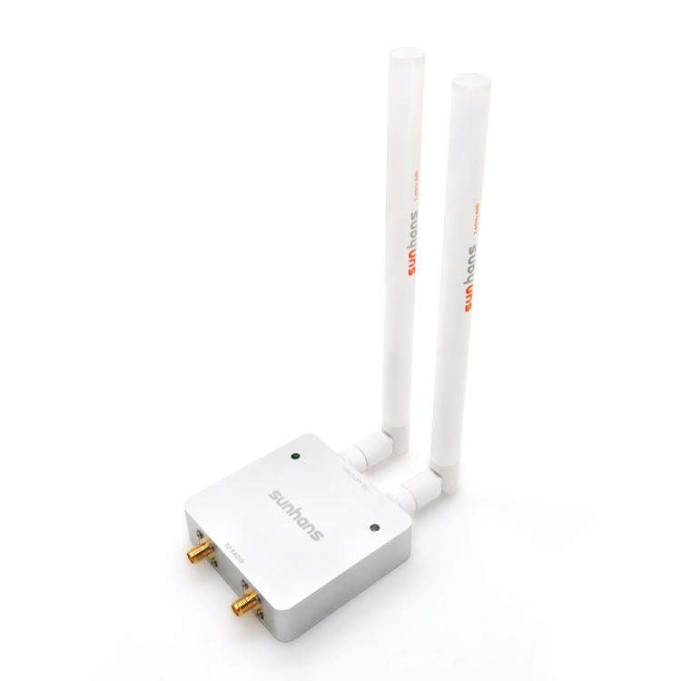 Sunhans 2.4GHz 1000mW 2T2R  300Mbps MIMO WiFi Signal Booster(US Plug)