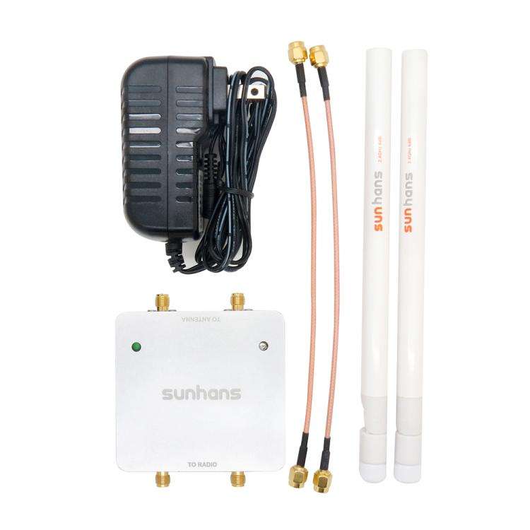 Sunhans 2.4GHz 1000mW 2T2R  300Mbps MIMO WiFi Signal Booster(US Plug)