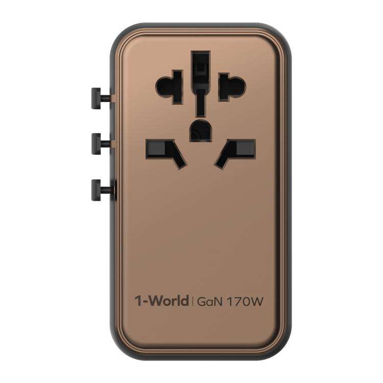 MOMAX UA17 1-World PD170W GaN Global Travel Fast Charging Socket