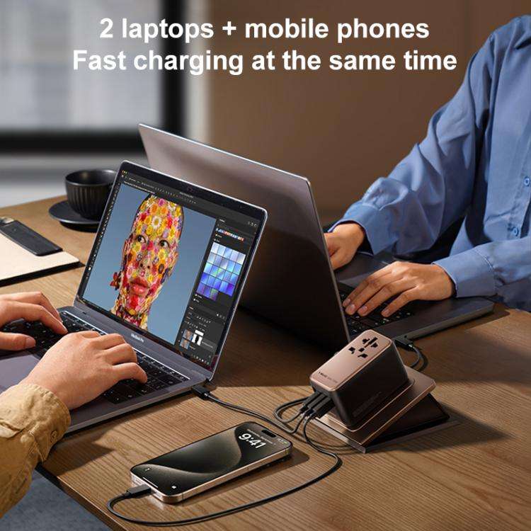 MOMAX UA17 1-World PD170W GaN Global Travel Fast Charging Socket