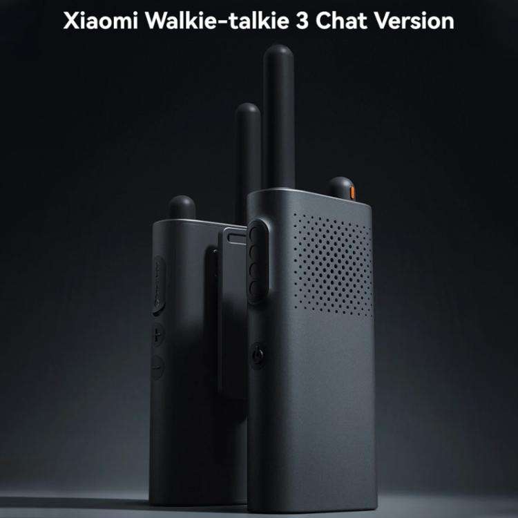 Original Xiaomi Walkie Talkie 3 Chat Version Support 1-5km Intercom Distance, APP Writing Frequen...