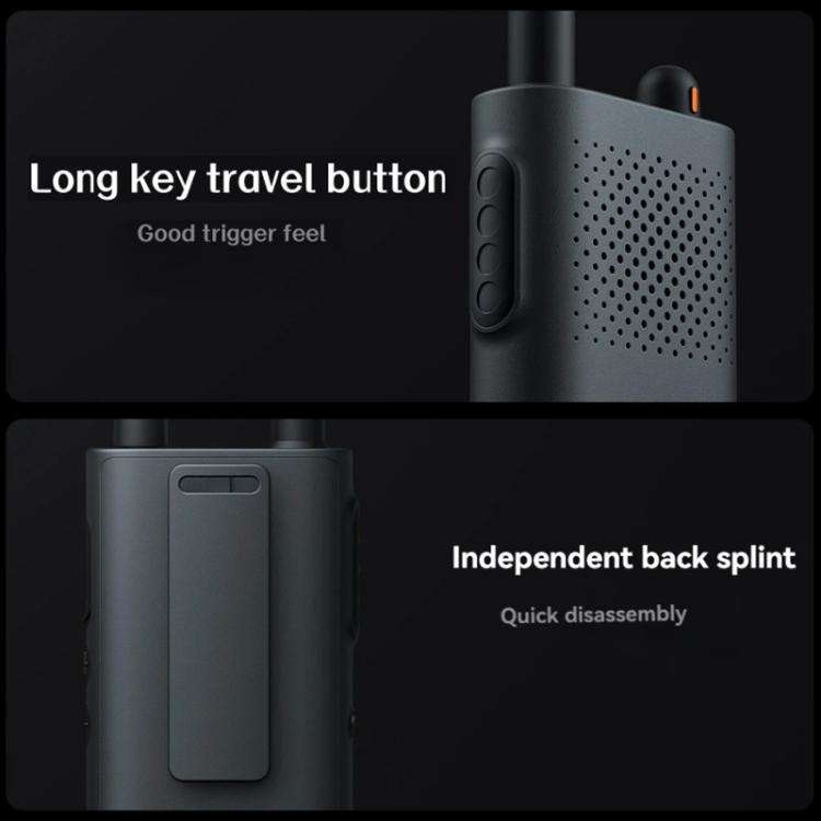 Original Xiaomi Walkie Talkie 3 Chat Version Support 1-5km Intercom Distance, APP Writing Frequen...