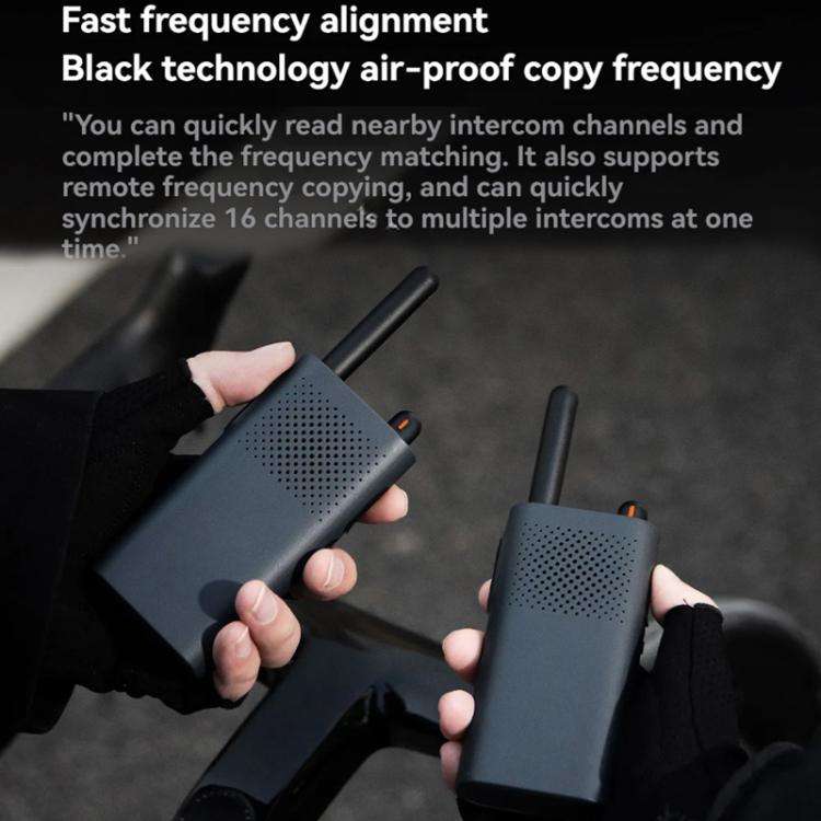 Original Xiaomi Walkie Talkie 3 Chat Version Support 1-5km Intercom Distance, APP Writing Frequen...