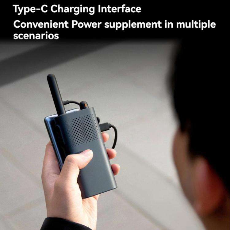 Original Xiaomi Walkie Talkie 3 Chat Version Support 1-5km Intercom Distance, APP Writing Frequen...
