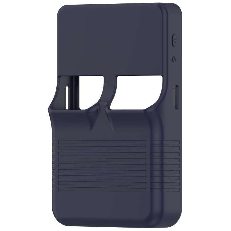 For ANBERNIC R36S Silicone Handheld Game Console Protective Case(Dark Blue)
