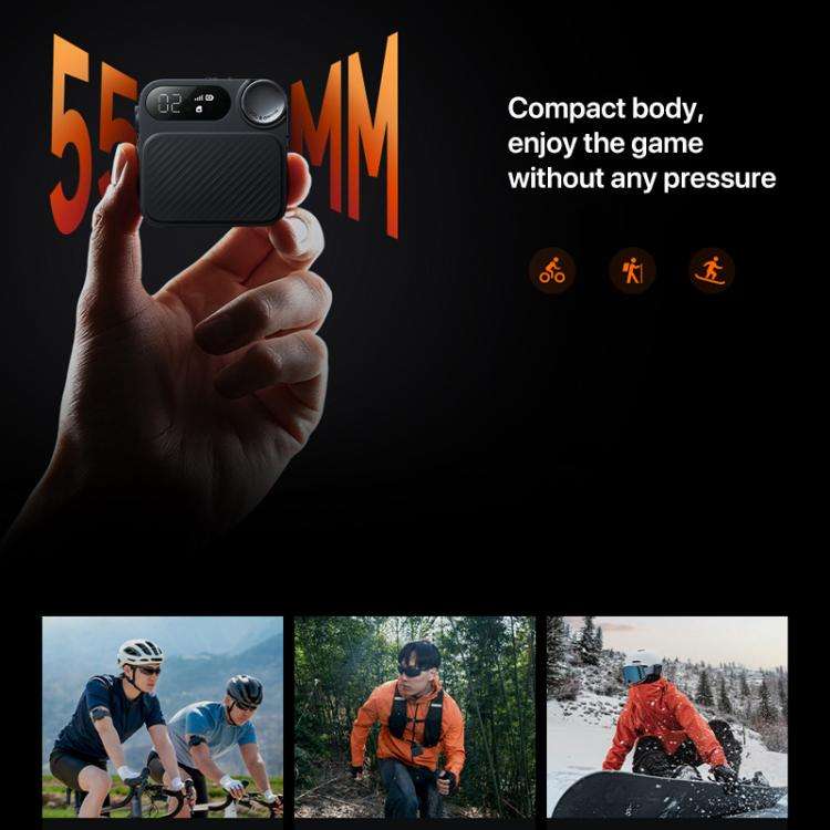 Original Xiaomi Sports Walkie Talkie, Support 5000km Intercom Distance(Black)