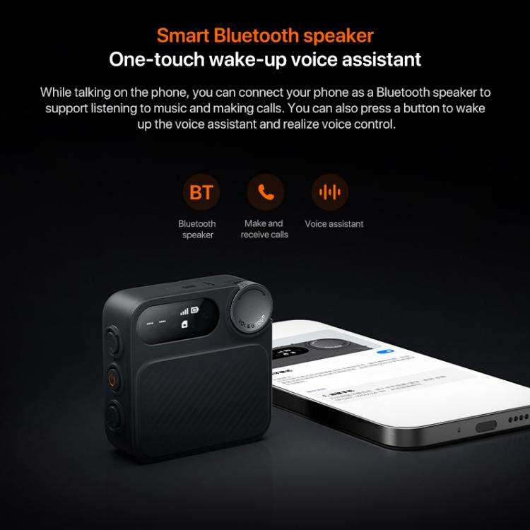 Original Xiaomi Sports Walkie Talkie, Support 5000km Intercom Distance(Black)
