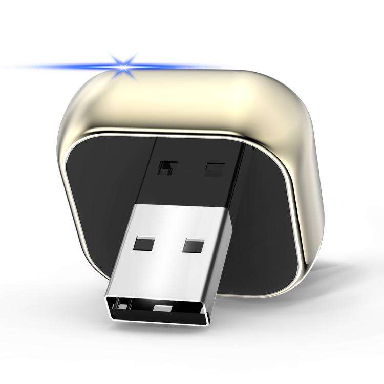 2 in 1 mini USB Wired to Wireless Car CarPlay / Android Auto Box Adapter(Gold)