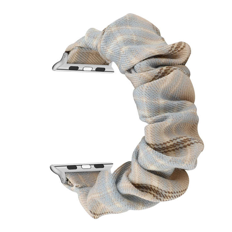 For Apple Watch Series 7 45mm / 6 & SE & 5 & 4 44mm / 3 & 2 & 1 42mm JK Uniform Style Cloth + Sta...