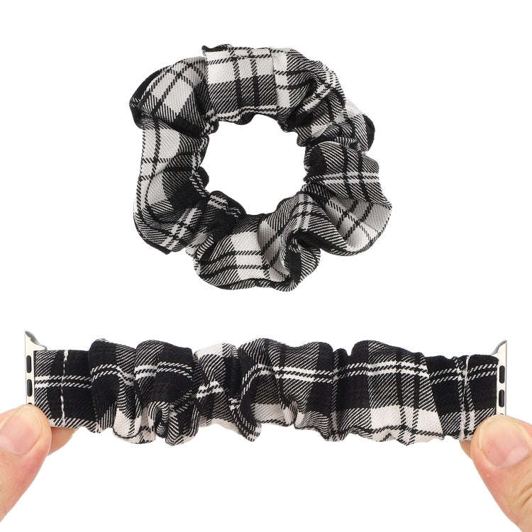 For Apple Watch Series 7 45mm / 6 & SE & 5 & 4 44mm / 3 & 2 & 1 42mm JK Uniform Style Cloth + Sta...