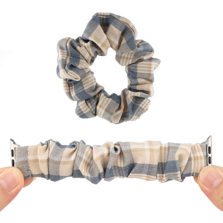 For Apple Watch Series 7 45mm / 6 & SE & 5 & 4 44mm / 3 & 2 & 1 42mm JK Uniform Style Cloth + Sta...