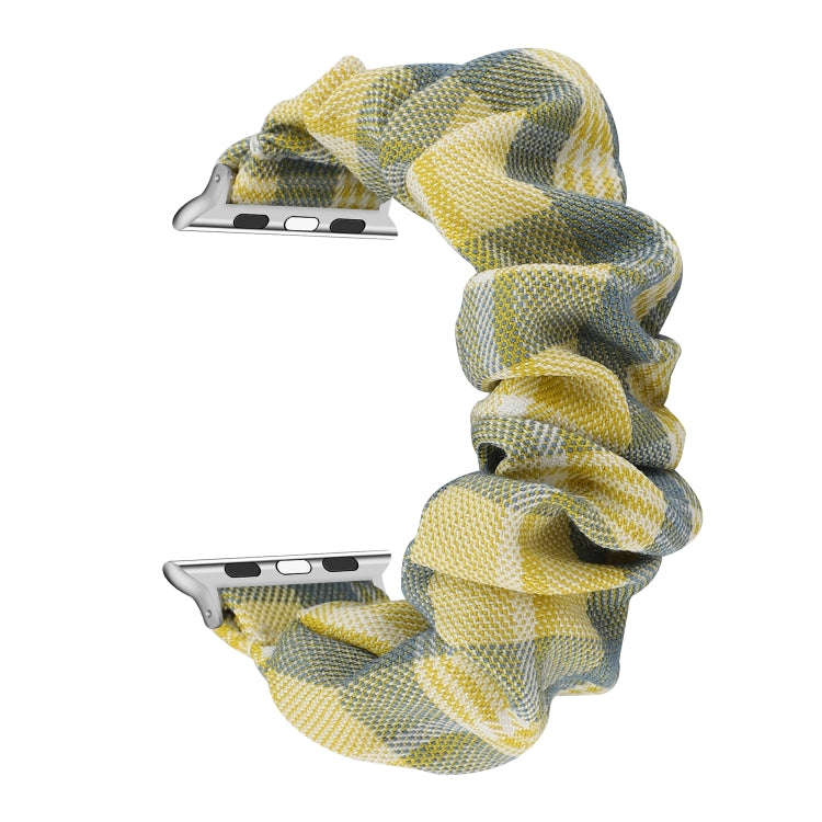 For Apple Watch Series 7 41mm / 6 & SE & 5 & 4 40mm / 3 & 2 & 1 38mm JK Uniform Style Cloth + Sta...