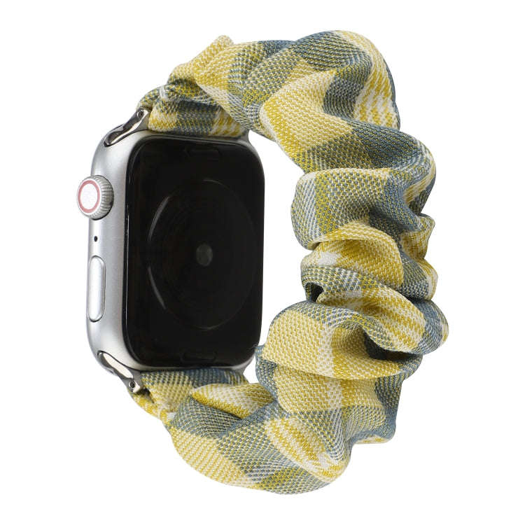 For Apple Watch Series 7 41mm / 6 & SE & 5 & 4 40mm / 3 & 2 & 1 38mm JK Uniform Style Cloth + Sta...