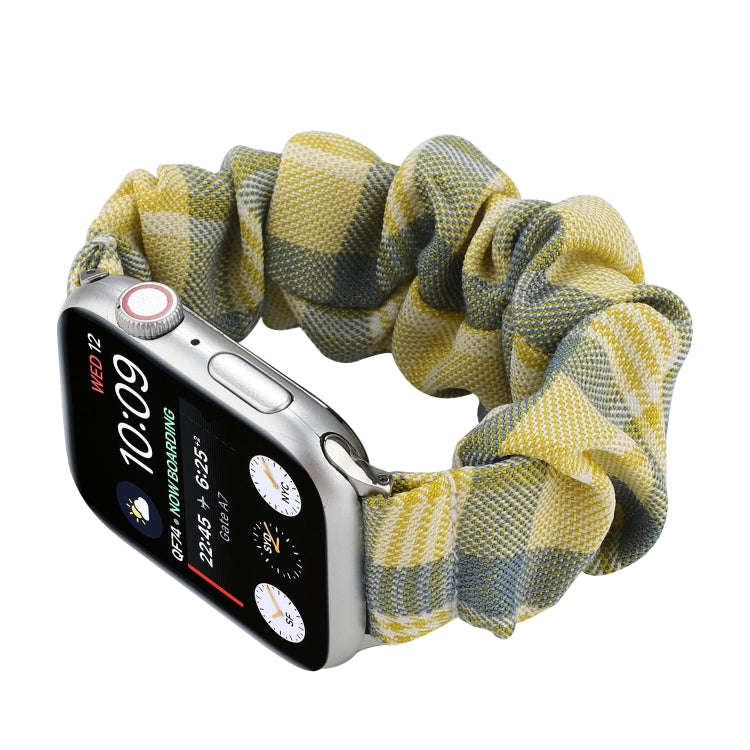For Apple Watch Series 7 41mm / 6 & SE & 5 & 4 40mm / 3 & 2 & 1 38mm JK Uniform Style Cloth + Sta...
