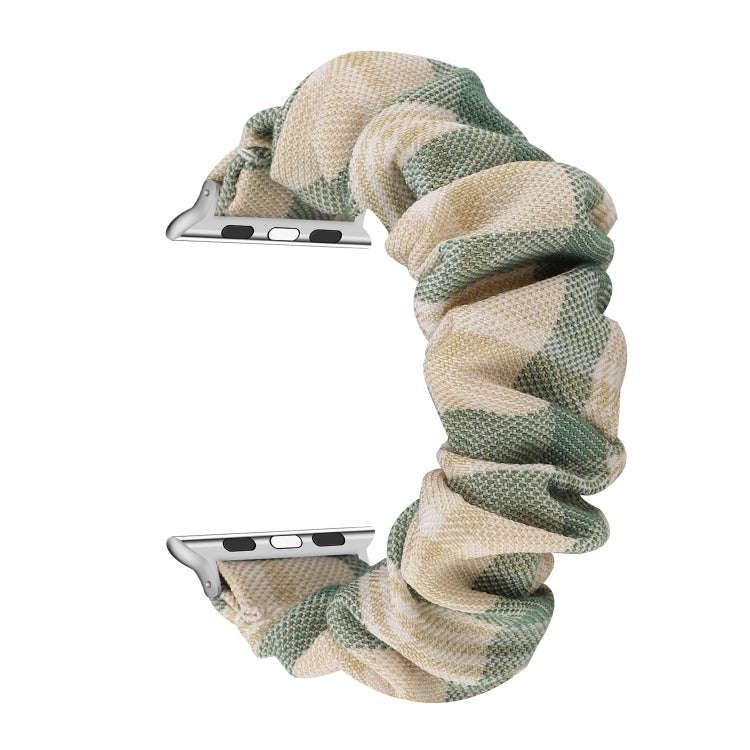 For Apple Watch Series 7 41mm / 6 & SE & 5 & 4 40mm / 3 & 2 & 1 38mm JK Uniform Style Cloth + Sta...