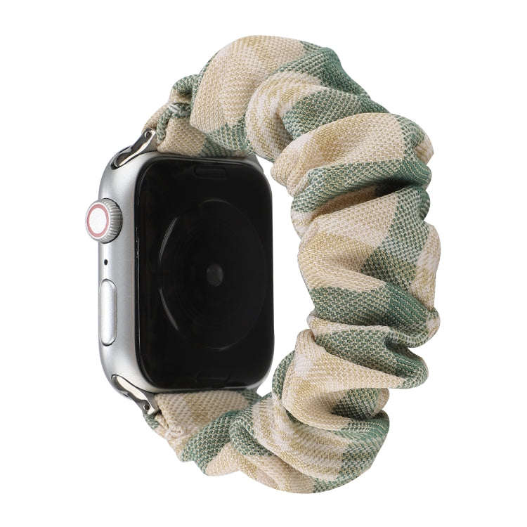 For Apple Watch Series 7 41mm / 6 & SE & 5 & 4 40mm / 3 & 2 & 1 38mm JK Uniform Style Cloth + Sta...