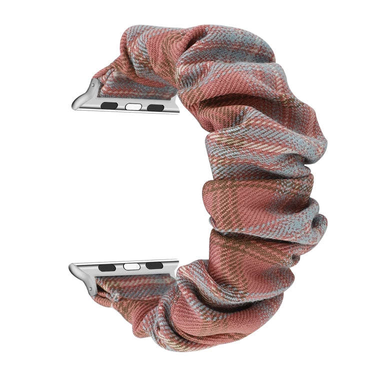 For Apple Watch Series 7 41mm / 6 & SE & 5 & 4 40mm / 3 & 2 & 1 38mm JK Uniform Style Cloth + Sta...