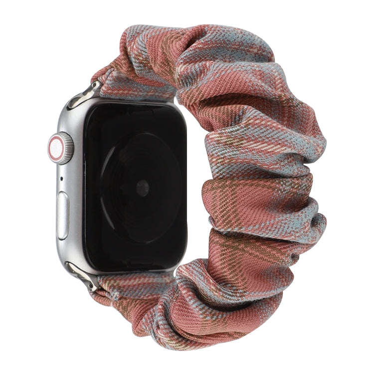 For Apple Watch Series 7 41mm / 6 & SE & 5 & 4 40mm / 3 & 2 & 1 38mm JK Uniform Style Cloth + Sta...