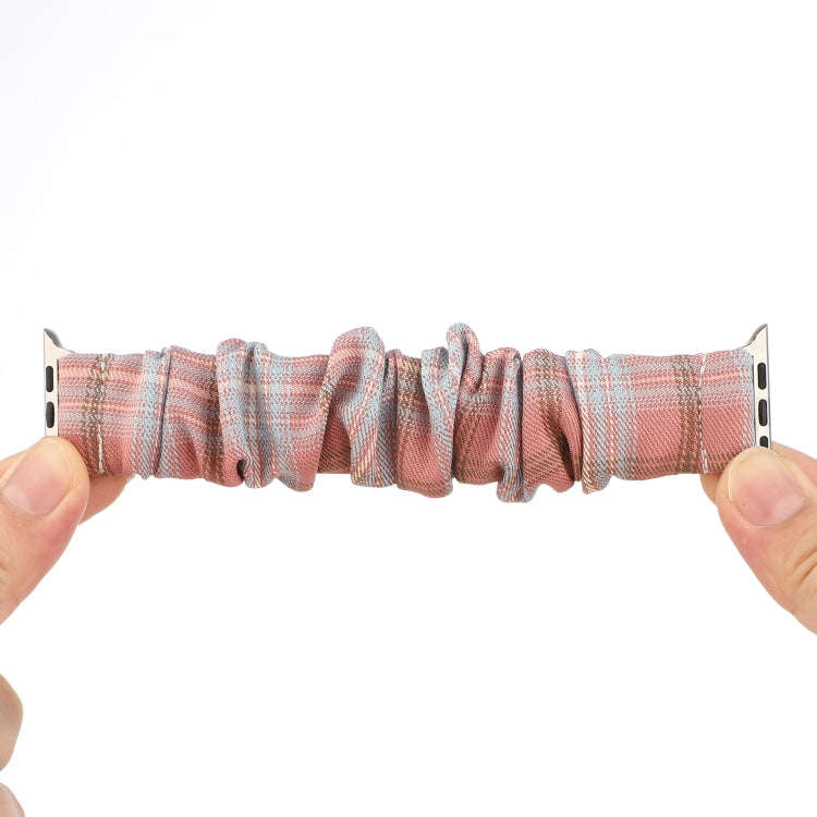 For Apple Watch Series 7 41mm / 6 & SE & 5 & 4 40mm / 3 & 2 & 1 38mm JK Uniform Style Cloth + Sta...