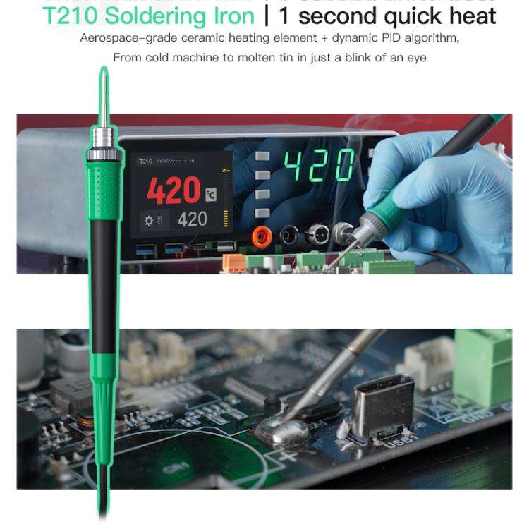 TBK-219 20V / 5A All-purpose Integrated Workstation Power Supply with C210 Soldering Iron, Plug:U...