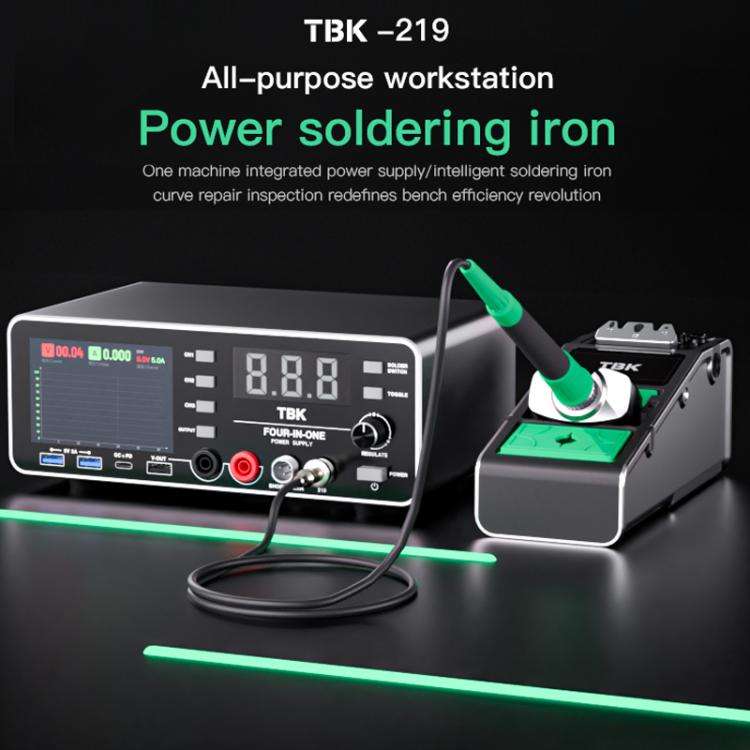 TBK-219 20V / 5A All-purpose Integrated Workstation Power Supply with C210 Soldering Iron, Plug:U...
