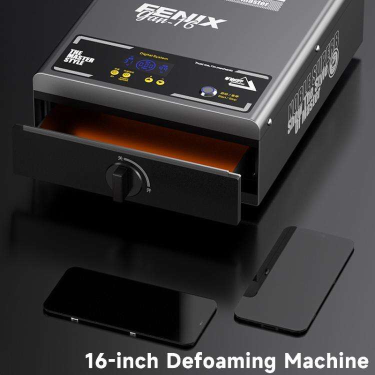 Mechanic Gan-16 Fenix 16-inch Bubble Removal Machine, Plug:US Plug