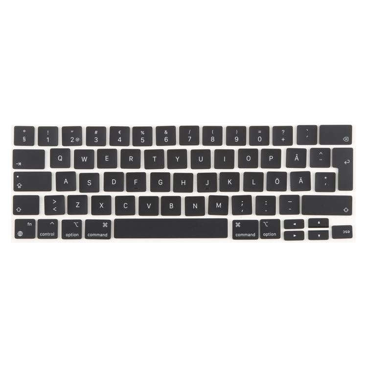 For MacBook A2251 A2289 A2238 A2338 UK Big Enter Version Keycaps, Language:Sweden