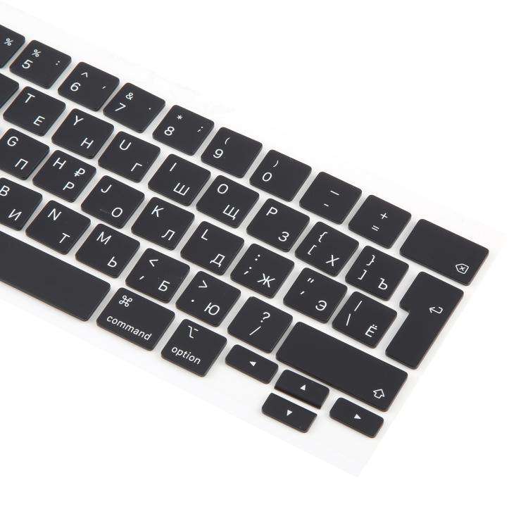 For MacBook A2251 A2289 A2238 A2338 UK Big Enter Version Keycaps, Language:Russian