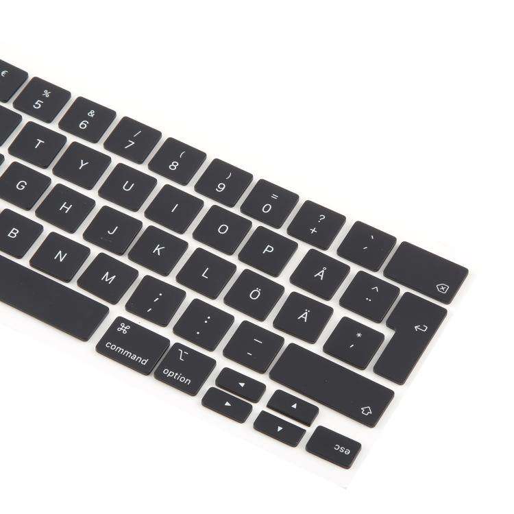 For MacBook A2251 A2289 A2238 A2338 10pcs UK Big Enter Version Keycaps, Language:Sweden