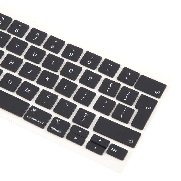 For MacBook A2251 A2289 A2238 A2338 10pcs UK Big Enter Version Keycaps, Language:English