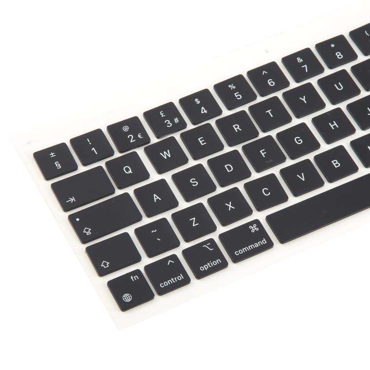 For MacBook A2251 A2289 A2238 A2338 10pcs UK Big Enter Version Keycaps, Language:English